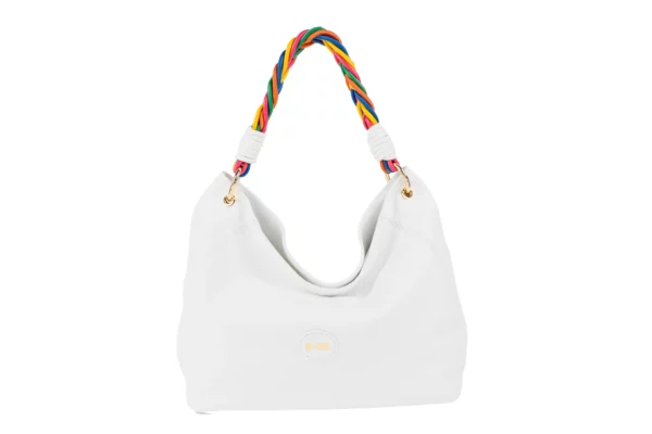 Borsa Massimo Braccialini L402 bianco