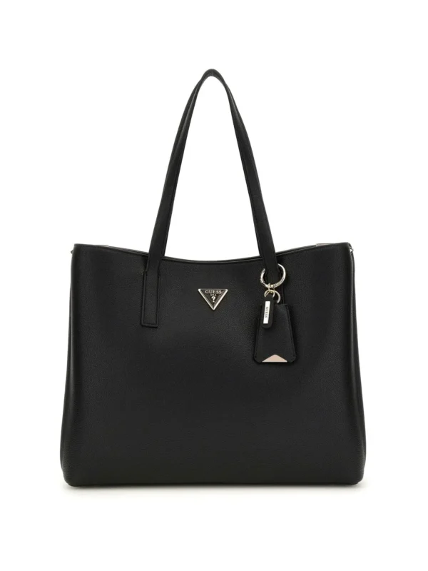 Shopper GUESS Meridian triangolo logo HWBG8778230 colore black