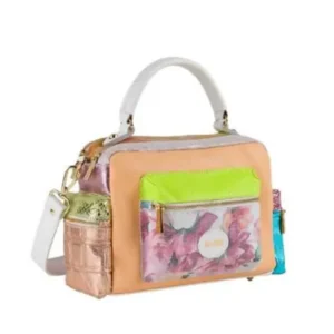 Borsa a mano M*Brc Birba C208 colore bianco multi